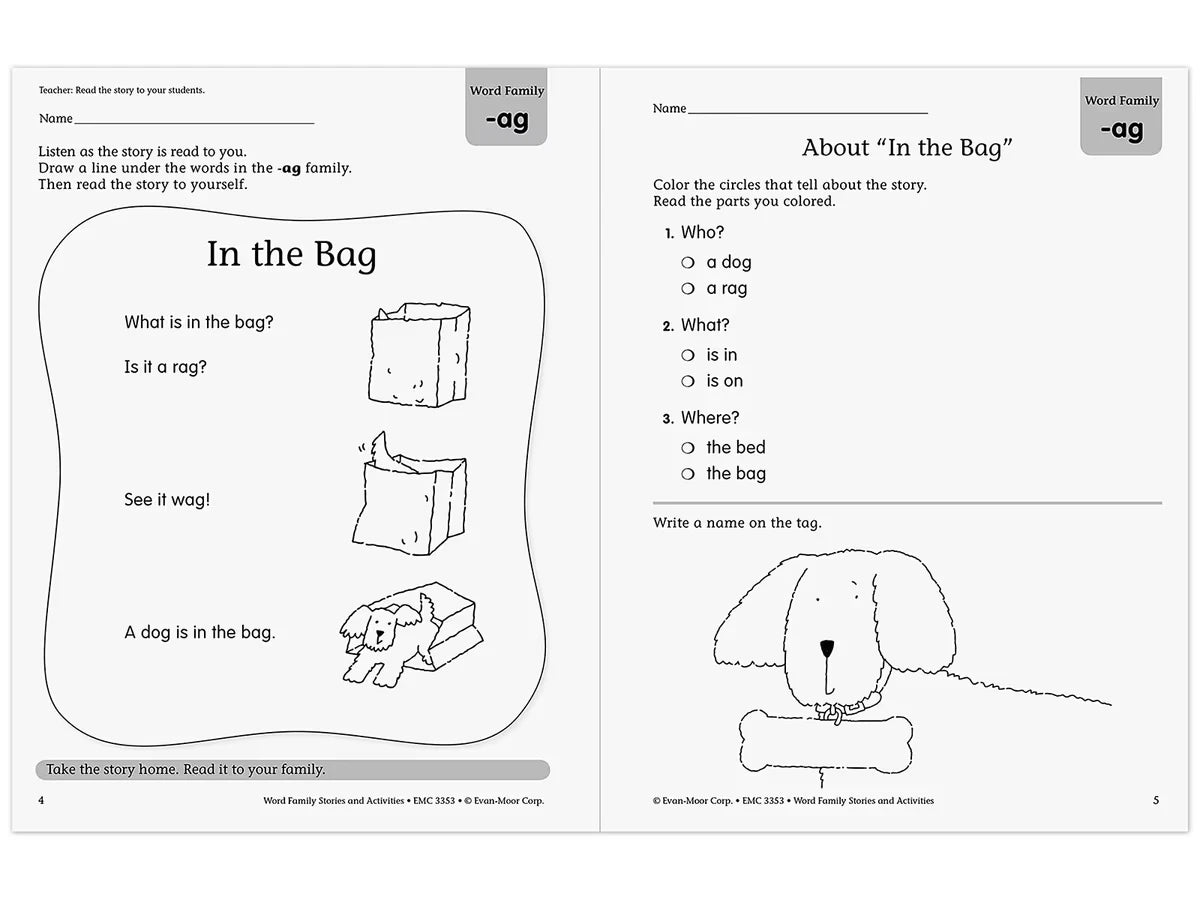 Word Family Workbook - US 5560