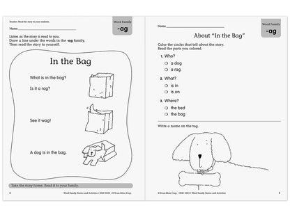 Word Family Workbook - US 5560