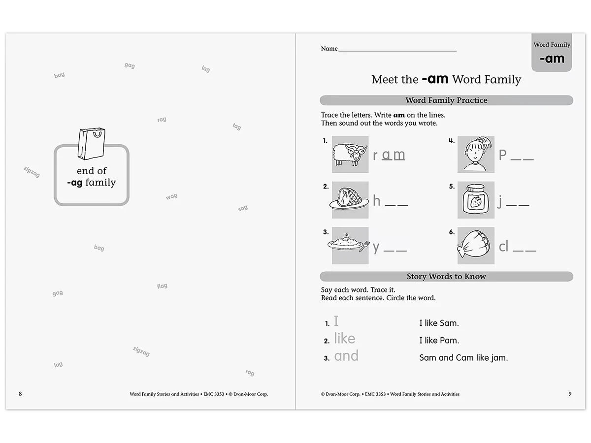 Word Family Workbook - US 5560