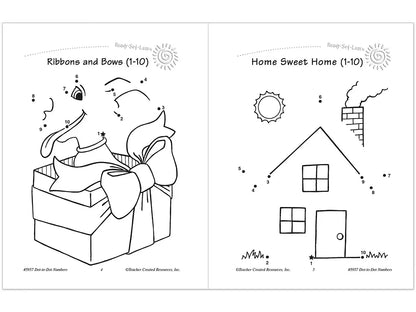Dot-To-Dot Numbers Workbook - US 9826