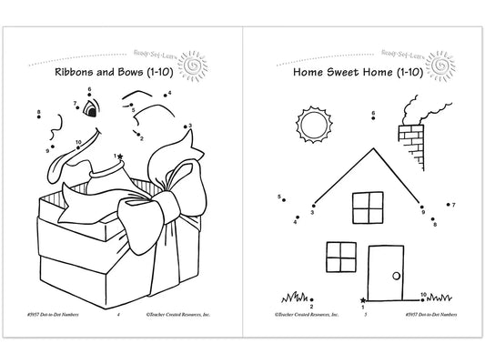 Dot-To-Dot Numbers Workbook - US 9826