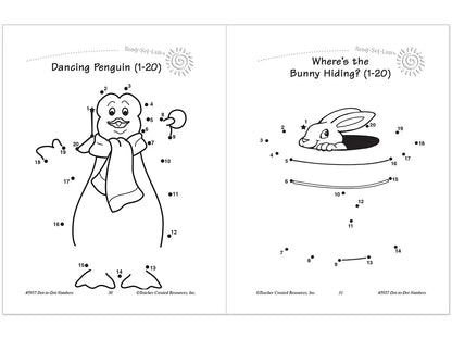 Dot-To-Dot Numbers Workbook - US 9826