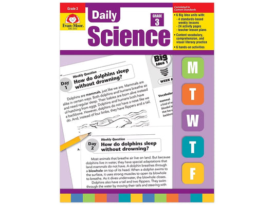 Daily Science Reproducible Activities Workbook - Gr. 3 - US 9611