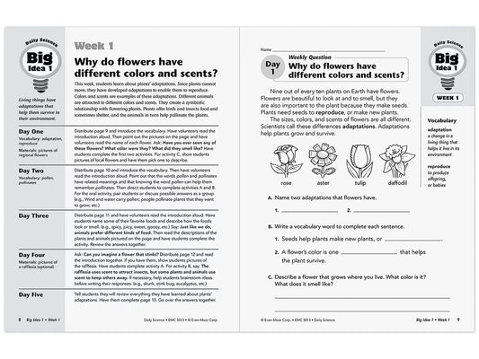 Daily Science Reproducible Activities Workbook - Gr. 3 - US 9611