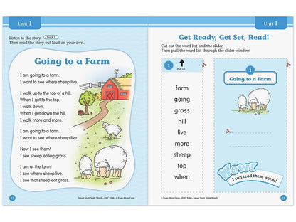Sight-Words Smart Start Workbook - Kindergarten - US 1673
