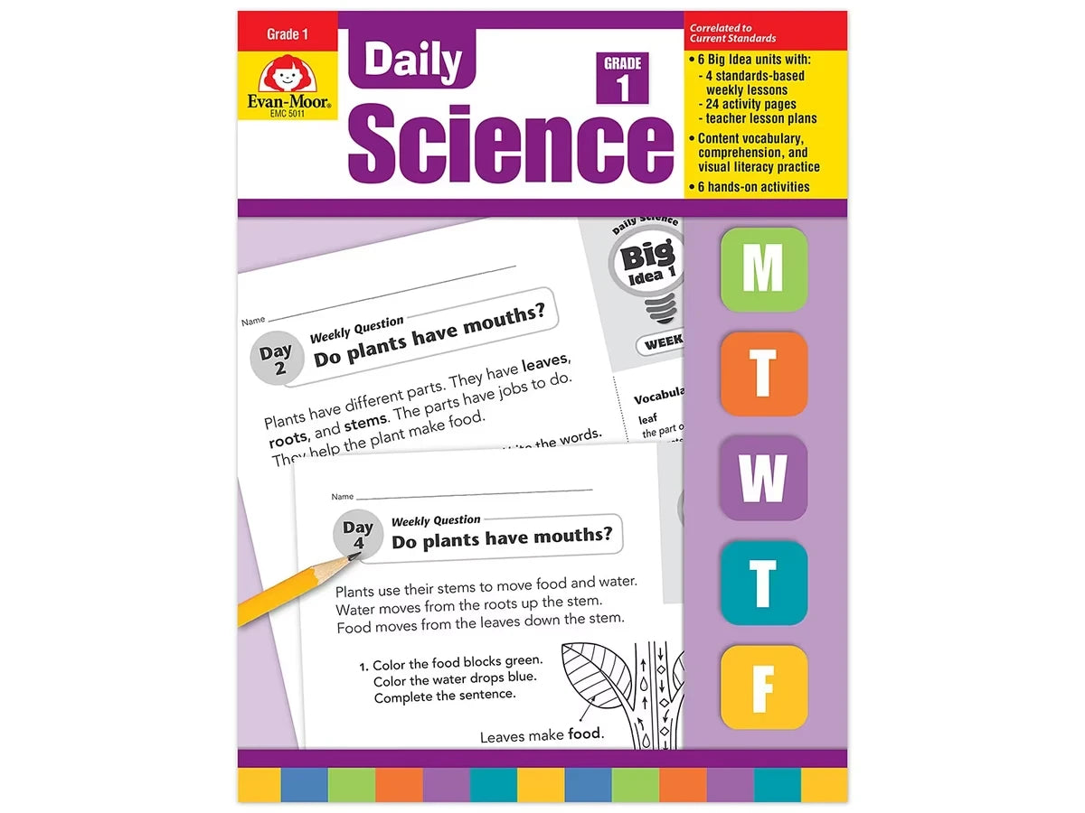 Daily Science Reproducible Activities Workbook - Gr. 1 - US 7205