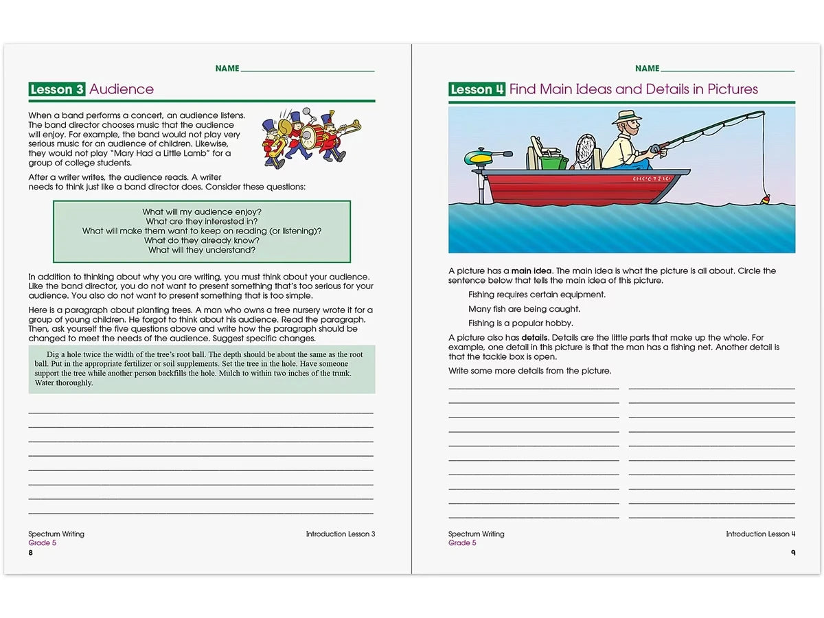 Spectrum® Writing Workbook - Gr. 5 - US 7841