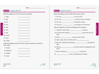 Spectrum® Spelling Workbook - Gr. 2 - US 7853