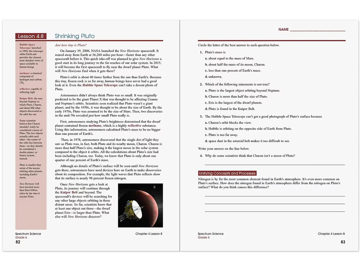 Spectrum® Science Workbook - Gr. 6 - US 7672