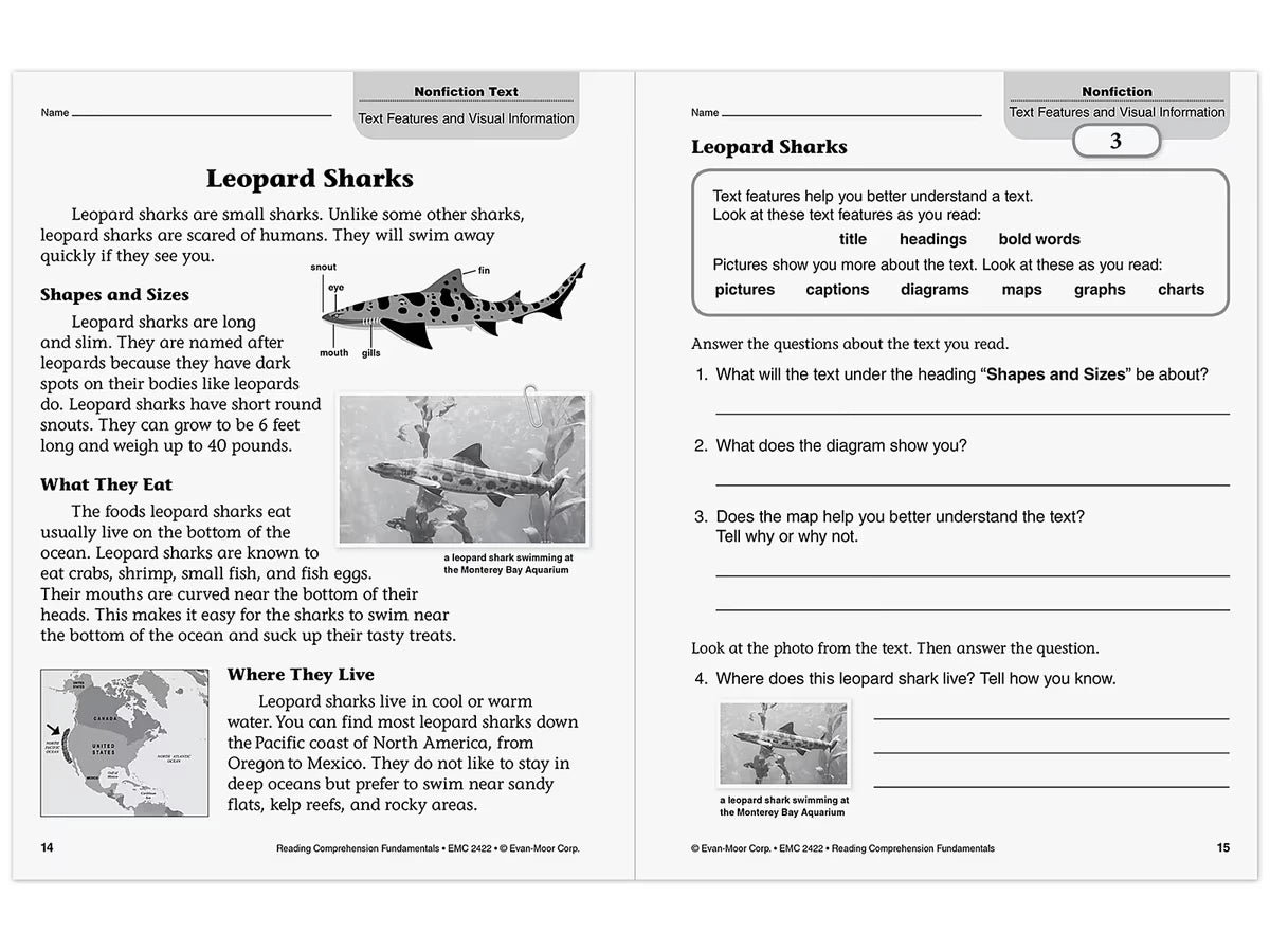 Reading Comprehension Fundamentals Workbook - Gr. 2 - US 1531