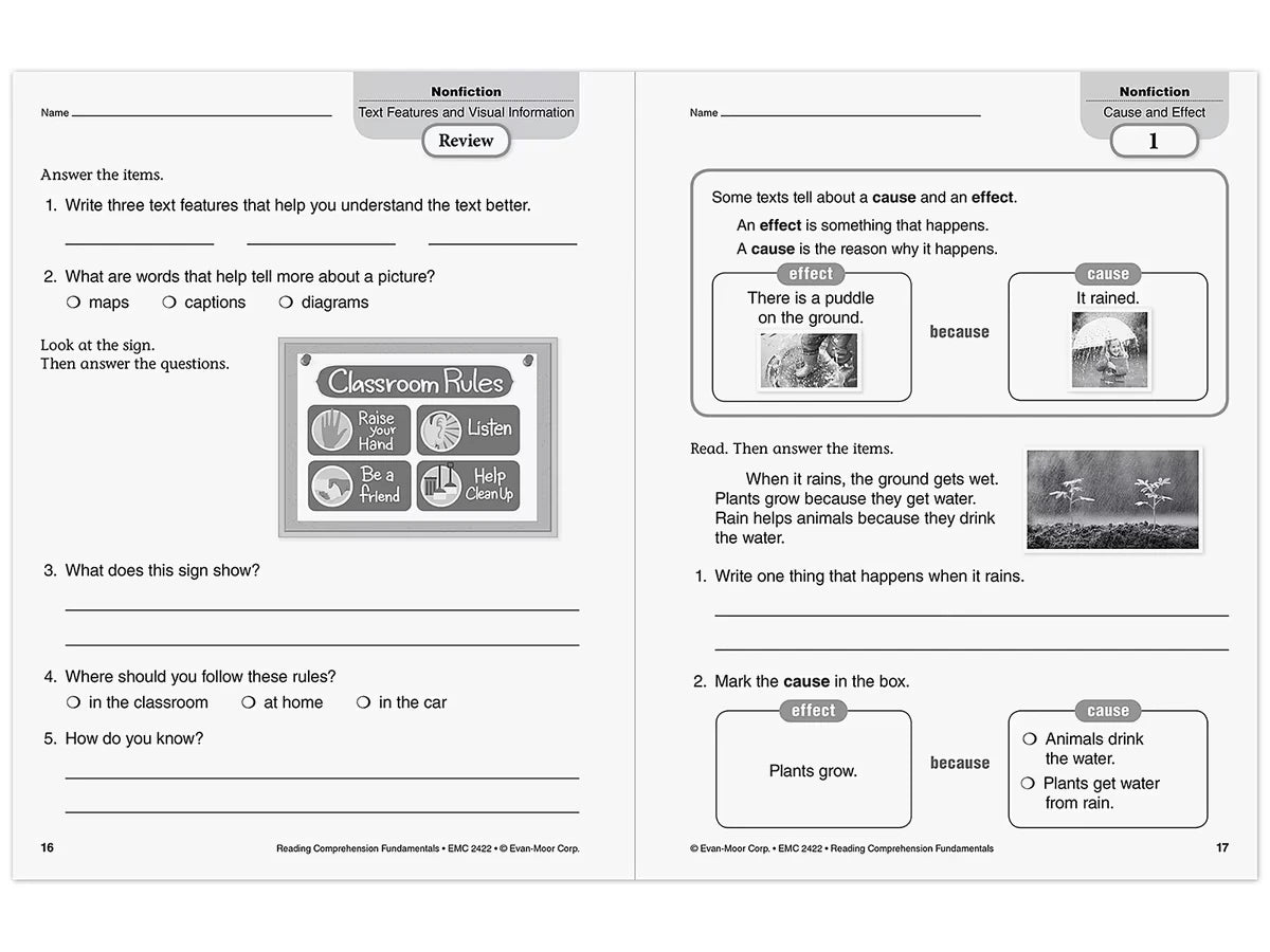 Reading Comprehension Fundamentals Workbook - Gr. 2 - US 1531