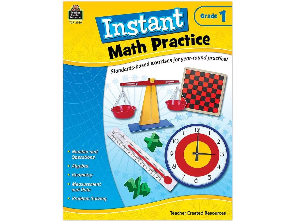 Instant Math Practice Workbook - Gr. 1 - US 3431