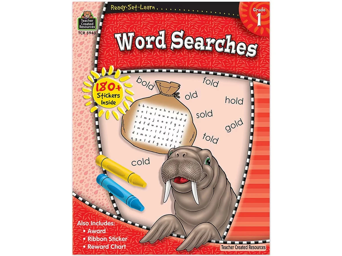 Word Searches Workbook - Gr. 1 - US 5086