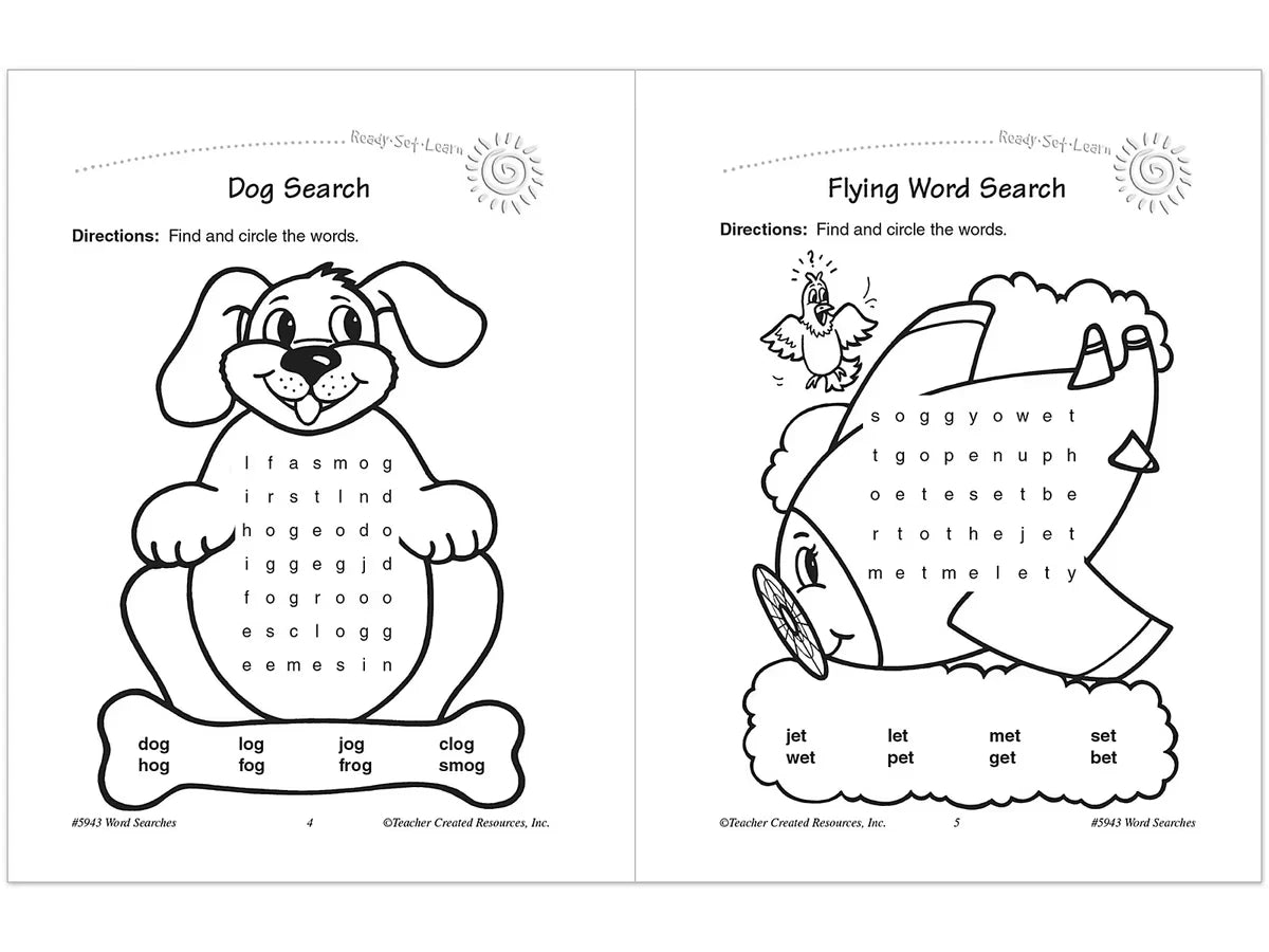 Word Searches Workbook - Gr. 1 - US 5086