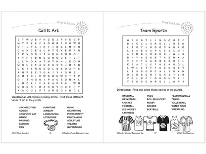 Word Searches Workbook - Gr. 1 - US 5086