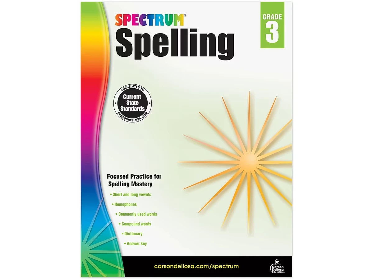 Spectrum® Spelling Workbook - Gr. 3 - US 4171