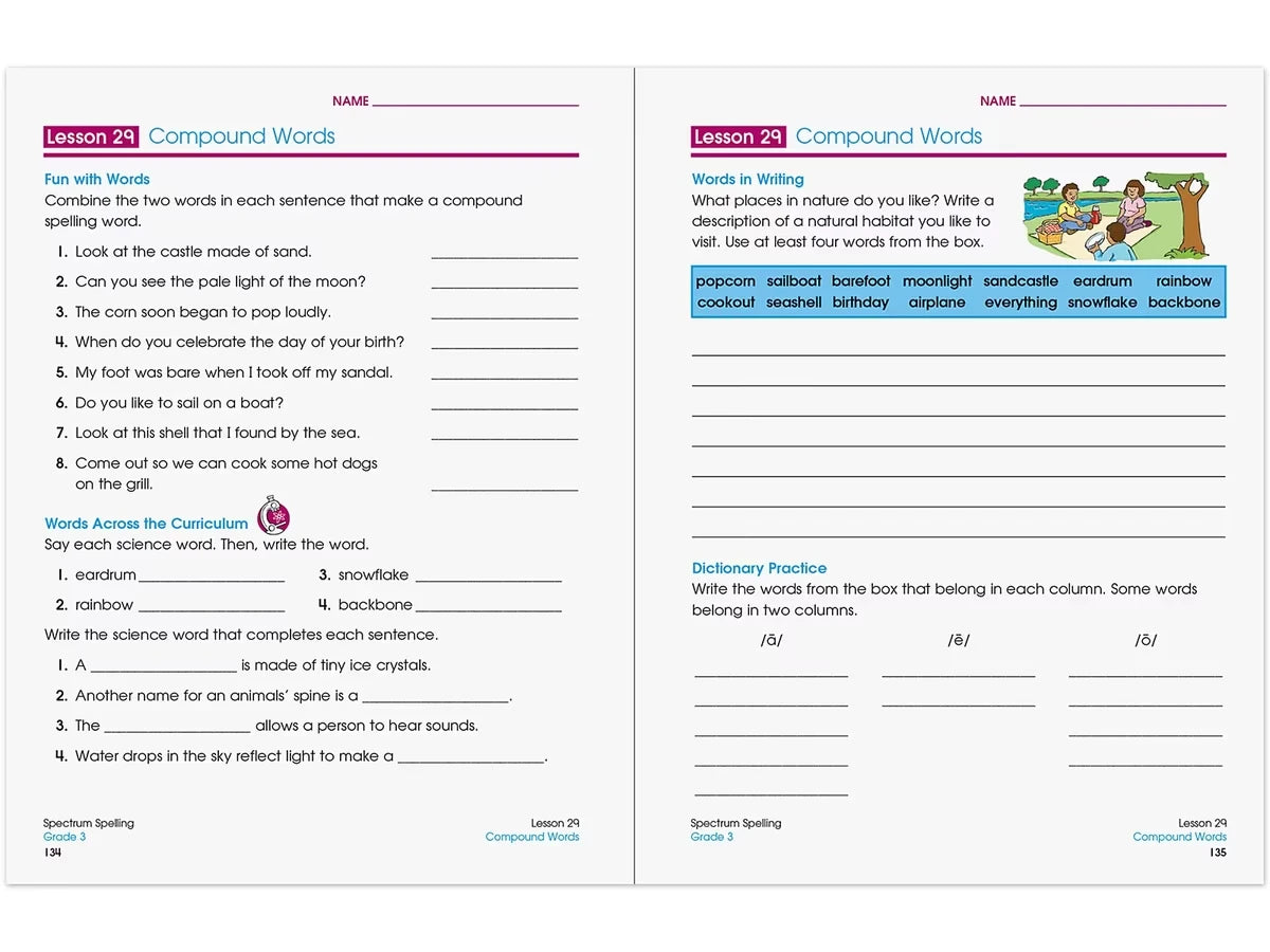Spectrum® Spelling Workbook - Gr. 3 - US 4171