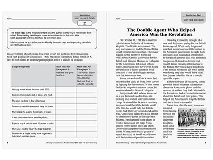 Reading Comprehension Fundamentals Workbook - Gr. 5 - US 4687