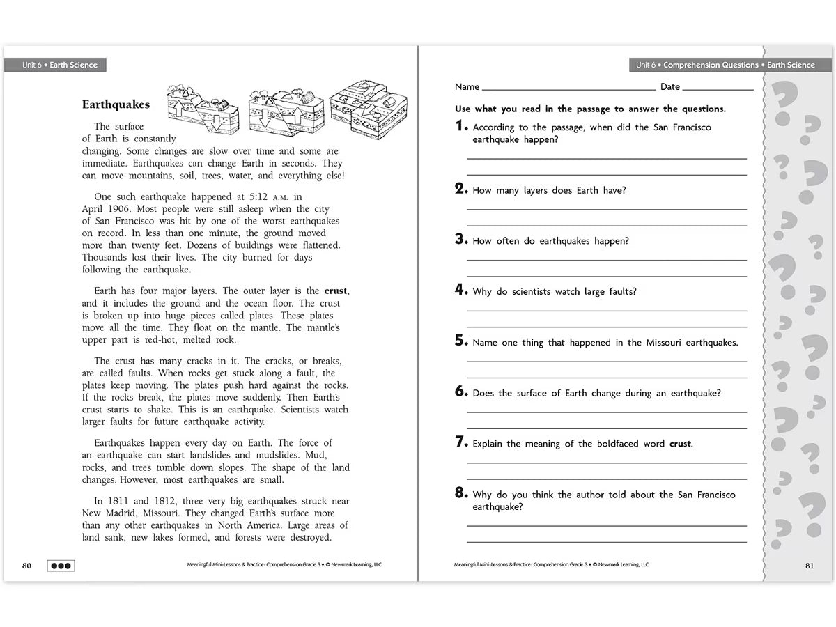 Comprehension Workbook - Gr. 3 - US 6908