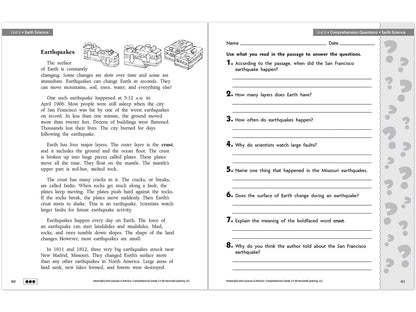 Comprehension Workbook - Gr. 3 - US 6908