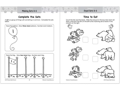 Instant Math Practice Workbook - Kindergarten - US 1861