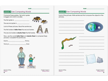 Spectrum® Writing Workbook - Gr. 2 - US 9060