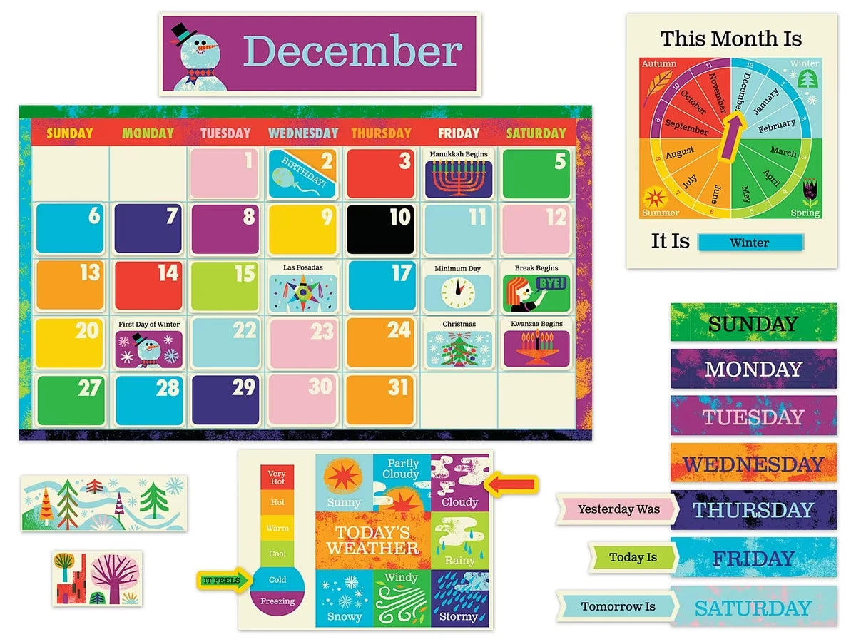Invisible Creature™ Calendar Bulletin Board Set - US 6351