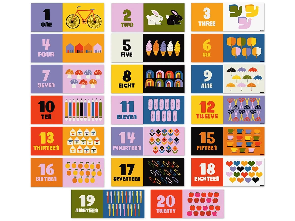 Lisa Congdon Numbers 1-20 Bulletin Board Set - US 5046