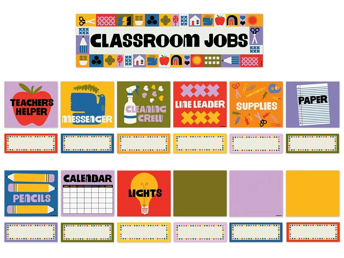 Lisa Congdon Classroom Jobs Bulletin Board Set - US 1300