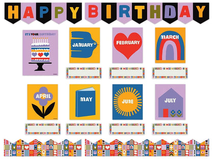 Lisa Congdon Birthday Bulletin Board Set - US 6328