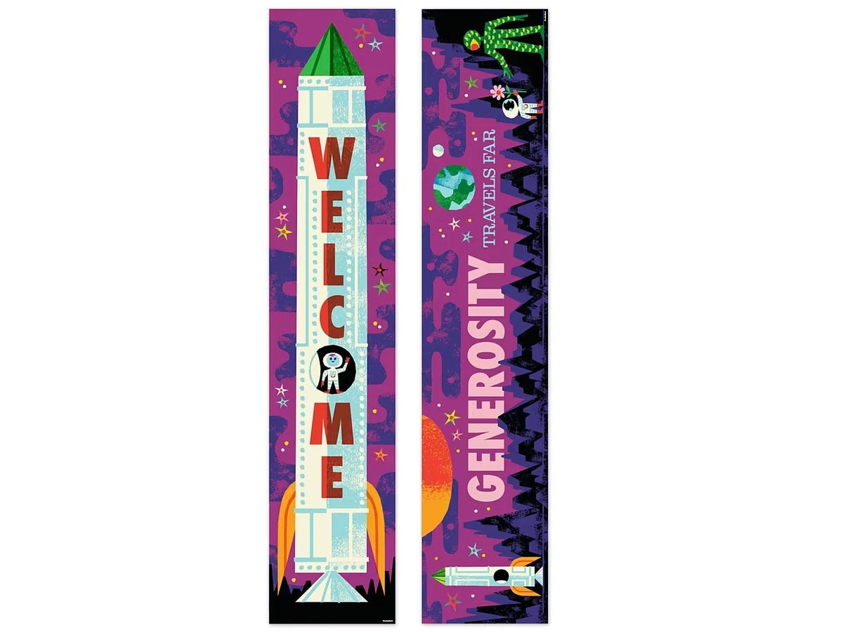 Invisible Creature™ Double-Sided Welcome Banner - US 7452