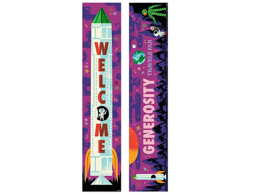 Invisible Creature™ Double-Sided Welcome Banner - US 7452