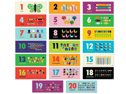 Invisible Creature™ Numbers 1-20 Bulletin Board Set - US 8366