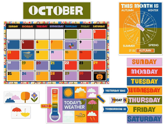 Lisa Congdon Calendar Bulletin Board Set - US 6316