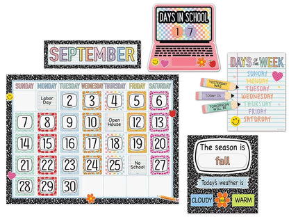 Cool for School Calendar Bulletin Board Set - US 9194