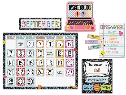 Cool for School Calendar Bulletin Board Set - US 9194