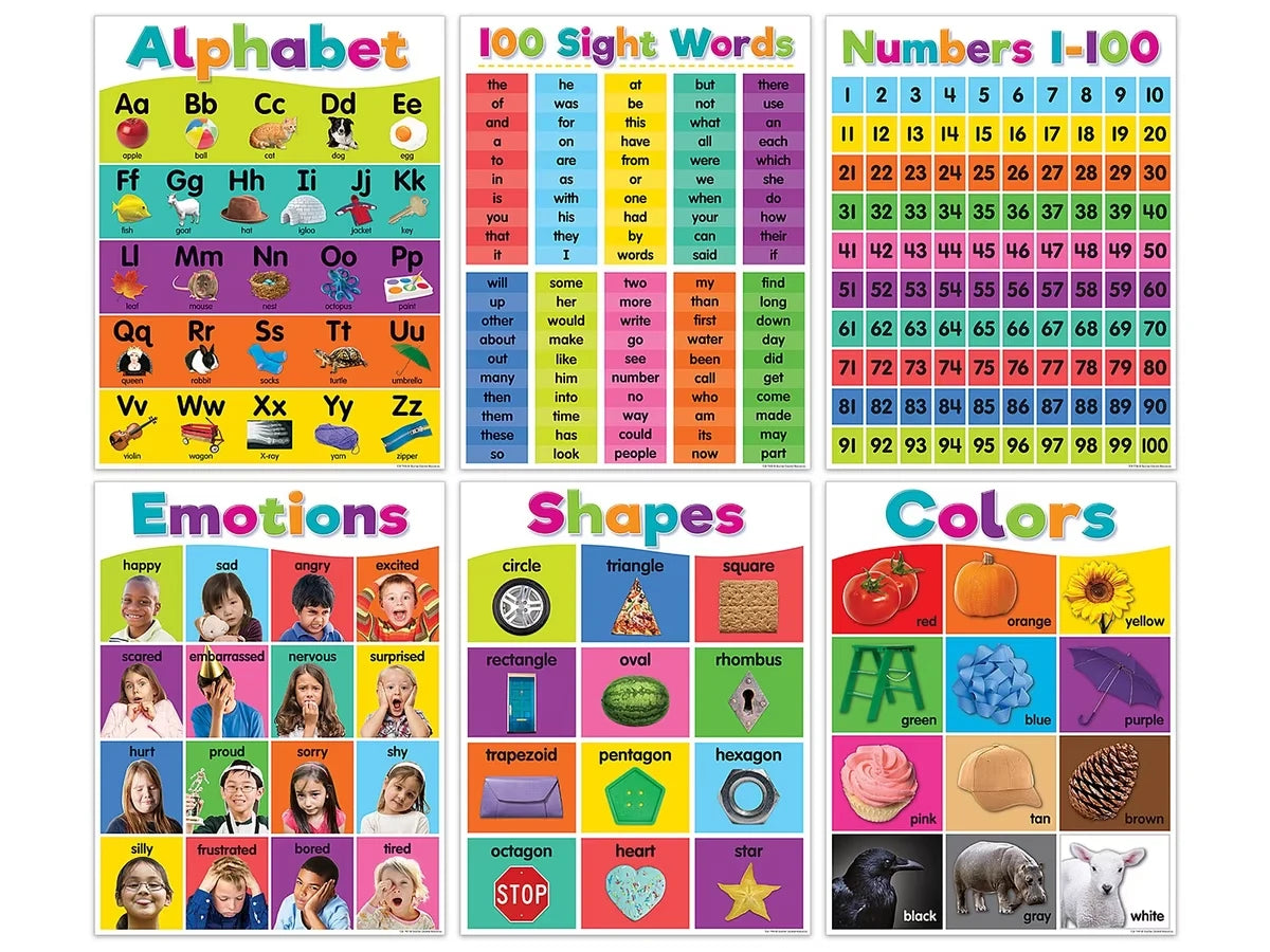 Colorful Basics Poster Pack - US 9998