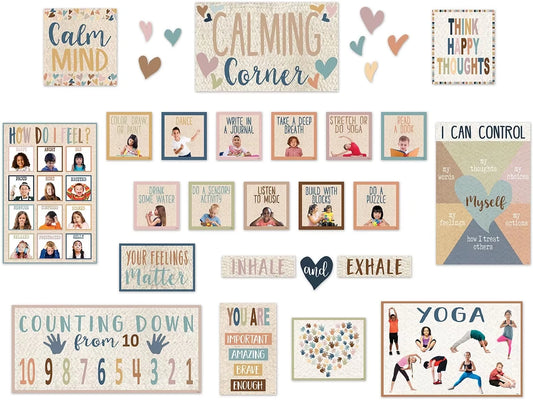 Everyone Is Welcome Calming Corner Bulletin Board Set - US 5577
