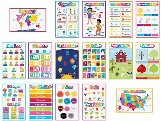 Early Learning Poster Pack - US 5772