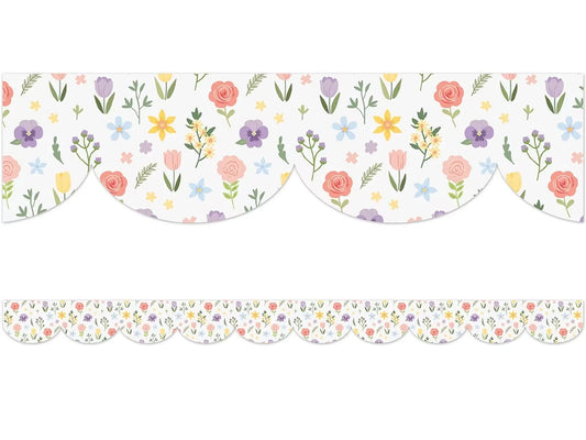 Spring Garden Scalloped Border - US 9073