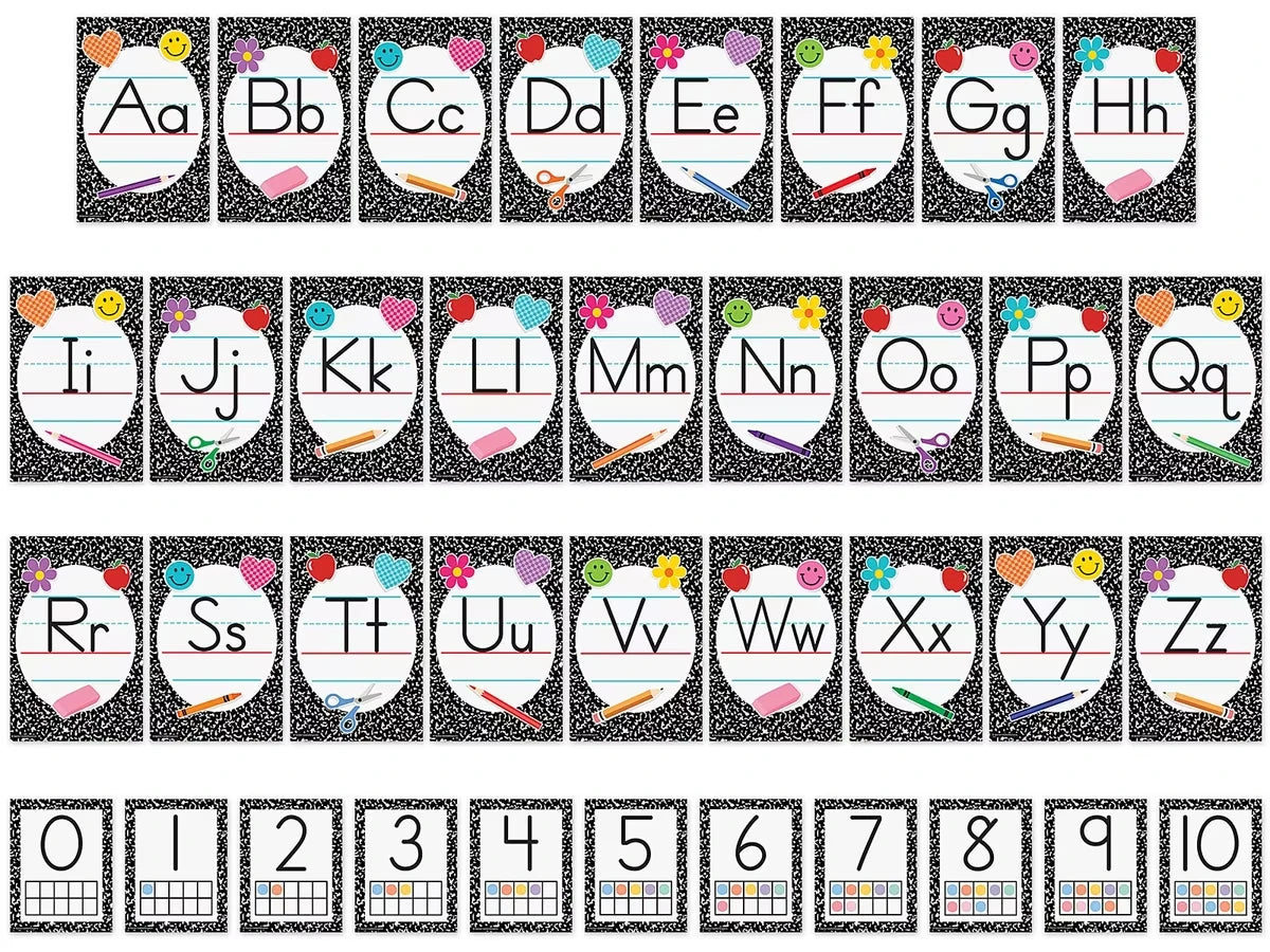 Cool for School Alphabet Card Bulletin Board Set - US 9363