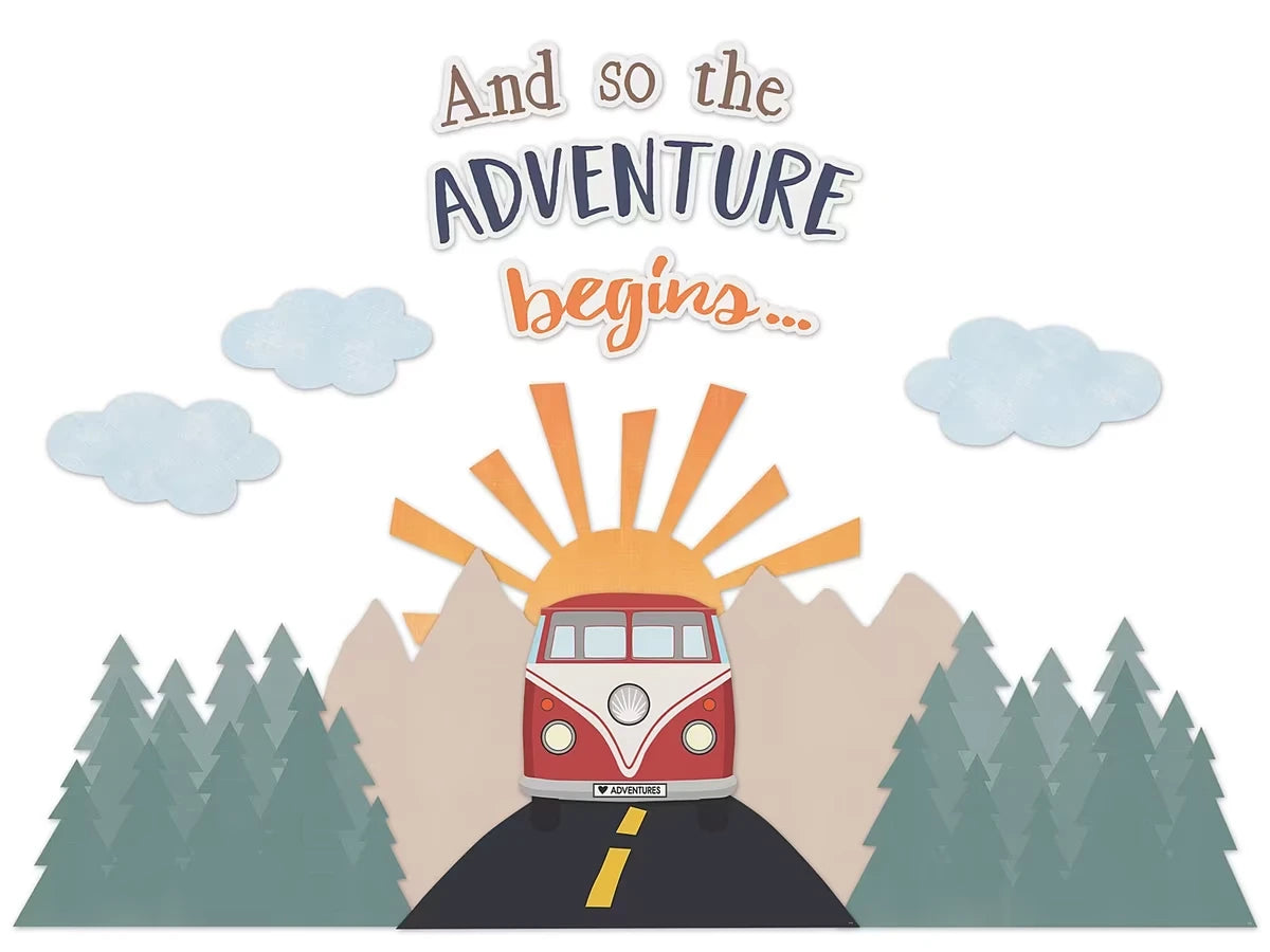 Moving Mountains Adventure Begins Bulletin Board Set - US 8374