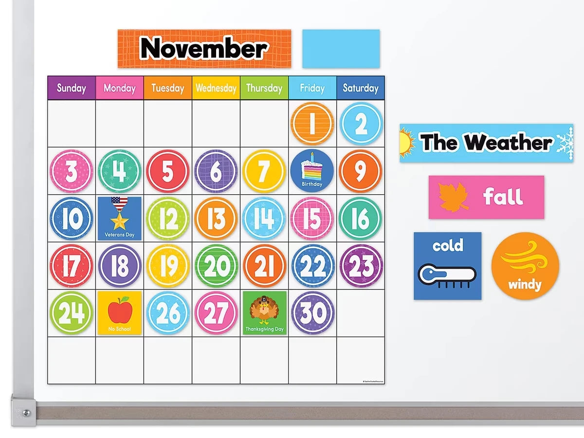 Magnetic Classroom Calendar - US 9131