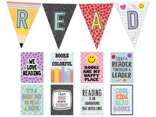 Cool for School Read Bulletin Board Set - US 4867