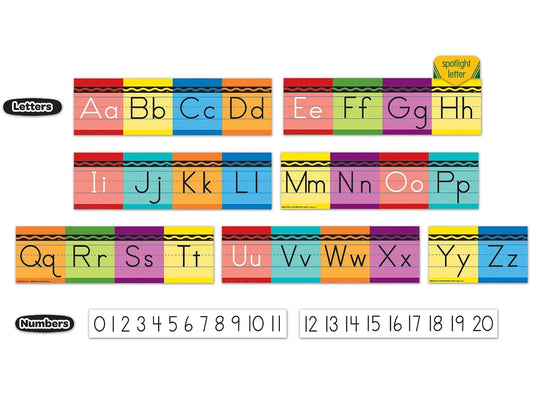 Crayola Traditional Manuscript Bulletin Board Set - US 9667