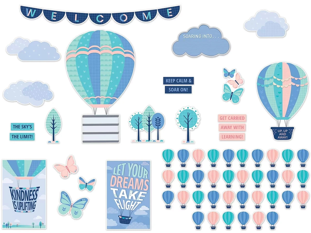 Calm & Cool Welcome Bulletin Board Set - US 5126