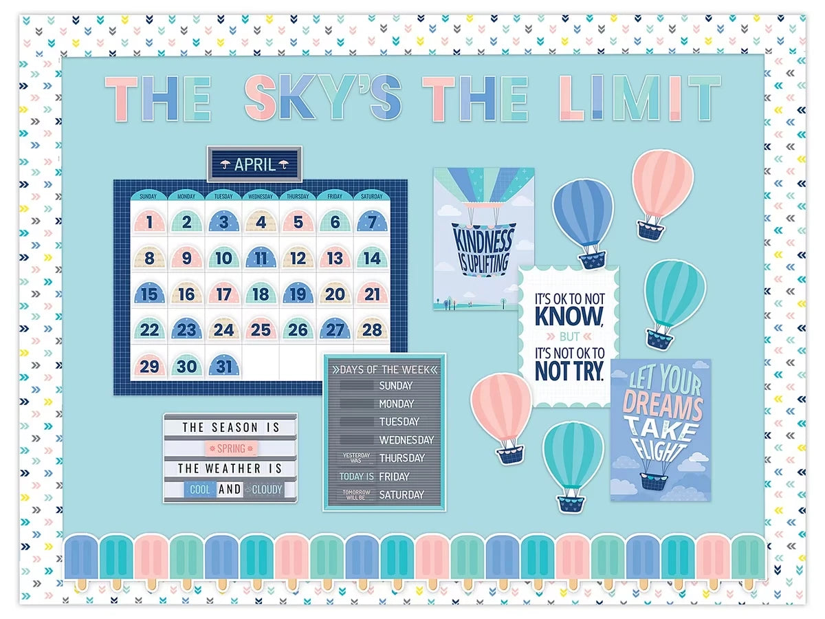 Calm & Cool 5" Punch-Out Letters - US 6438