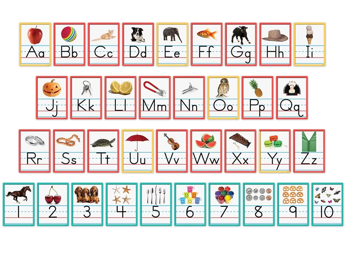 Alphabet and Number Bulletin Board Set - US 8245