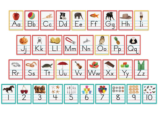Alphabet and Number Bulletin Board Set - US 8245