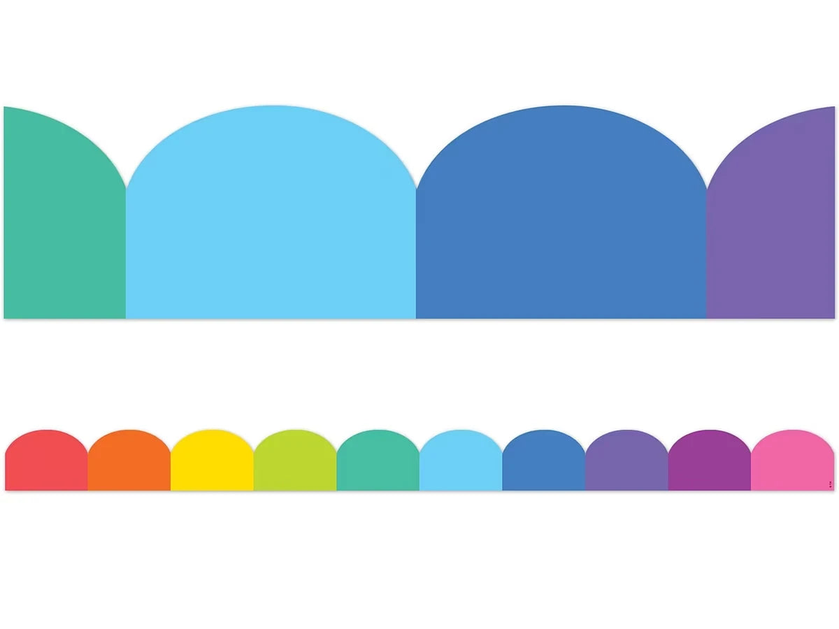 Colorful Scalloped Border - US 8079